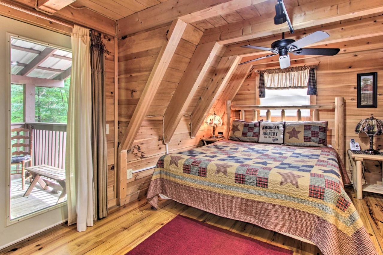 A-Frame Cabin With Hot Tub Less Than 1 Mi To Ober Gatlinburg Villa Exterior photo