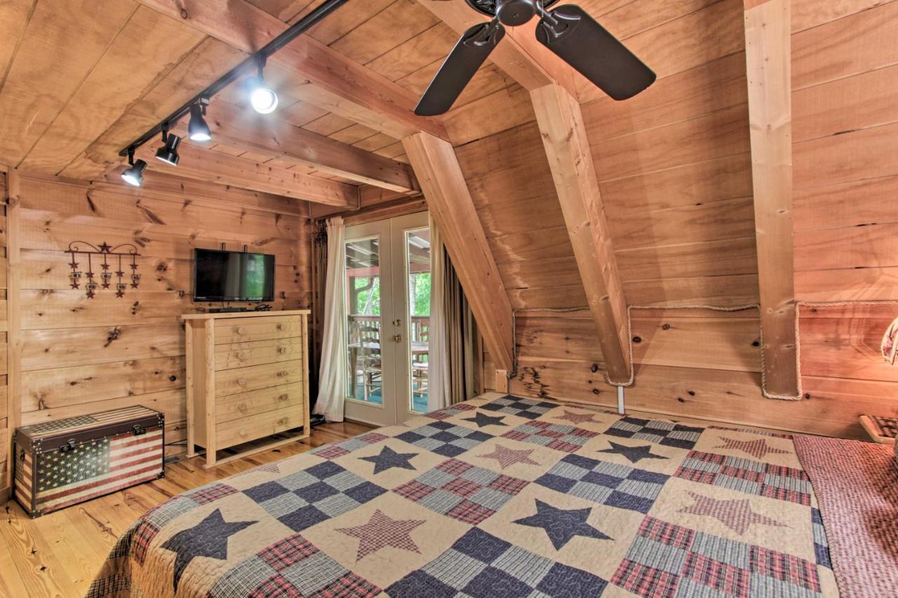 A-Frame Cabin With Hot Tub Less Than 1 Mi To Ober Gatlinburg Villa Exterior photo