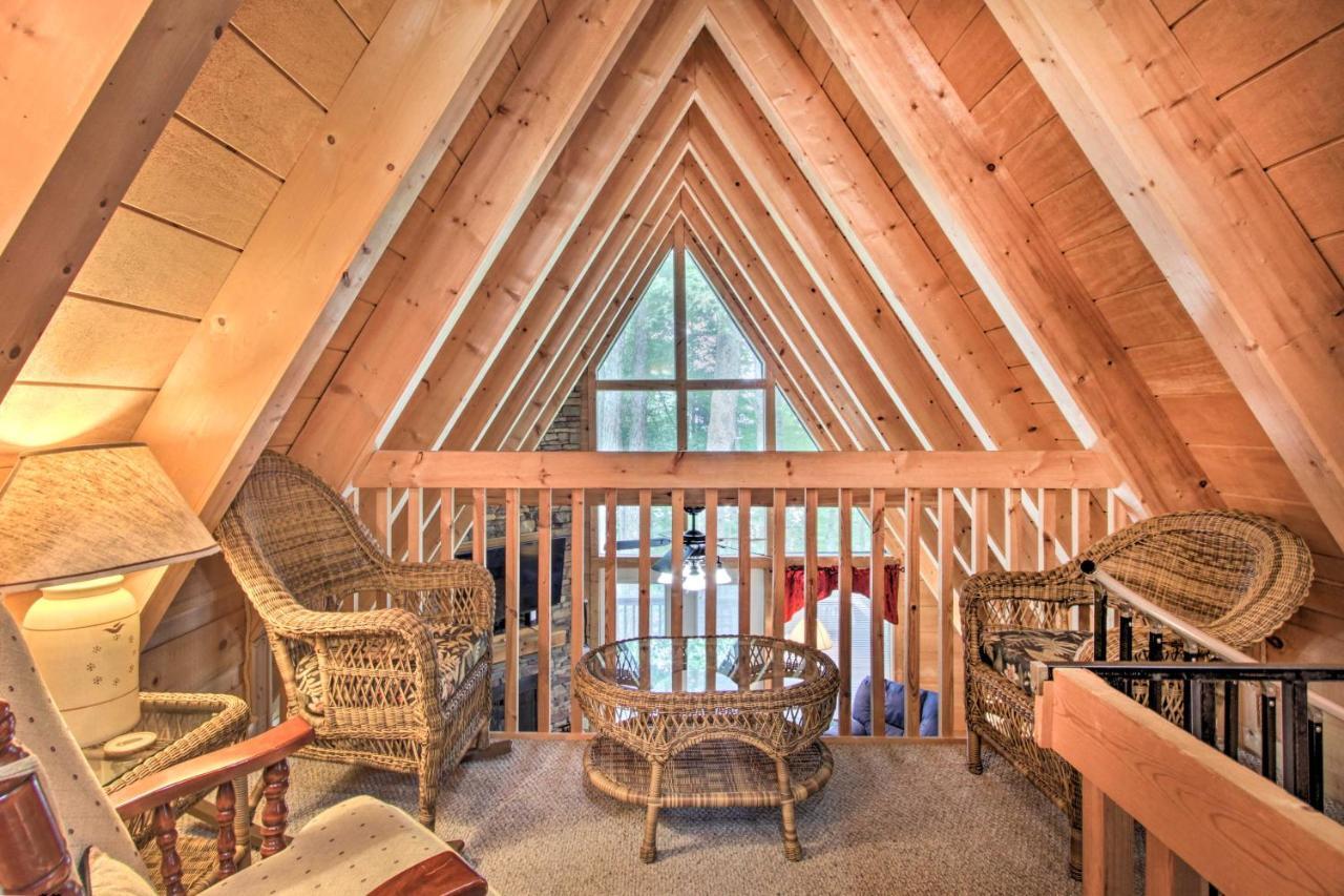 A-Frame Cabin With Hot Tub Less Than 1 Mi To Ober Gatlinburg Villa Exterior photo
